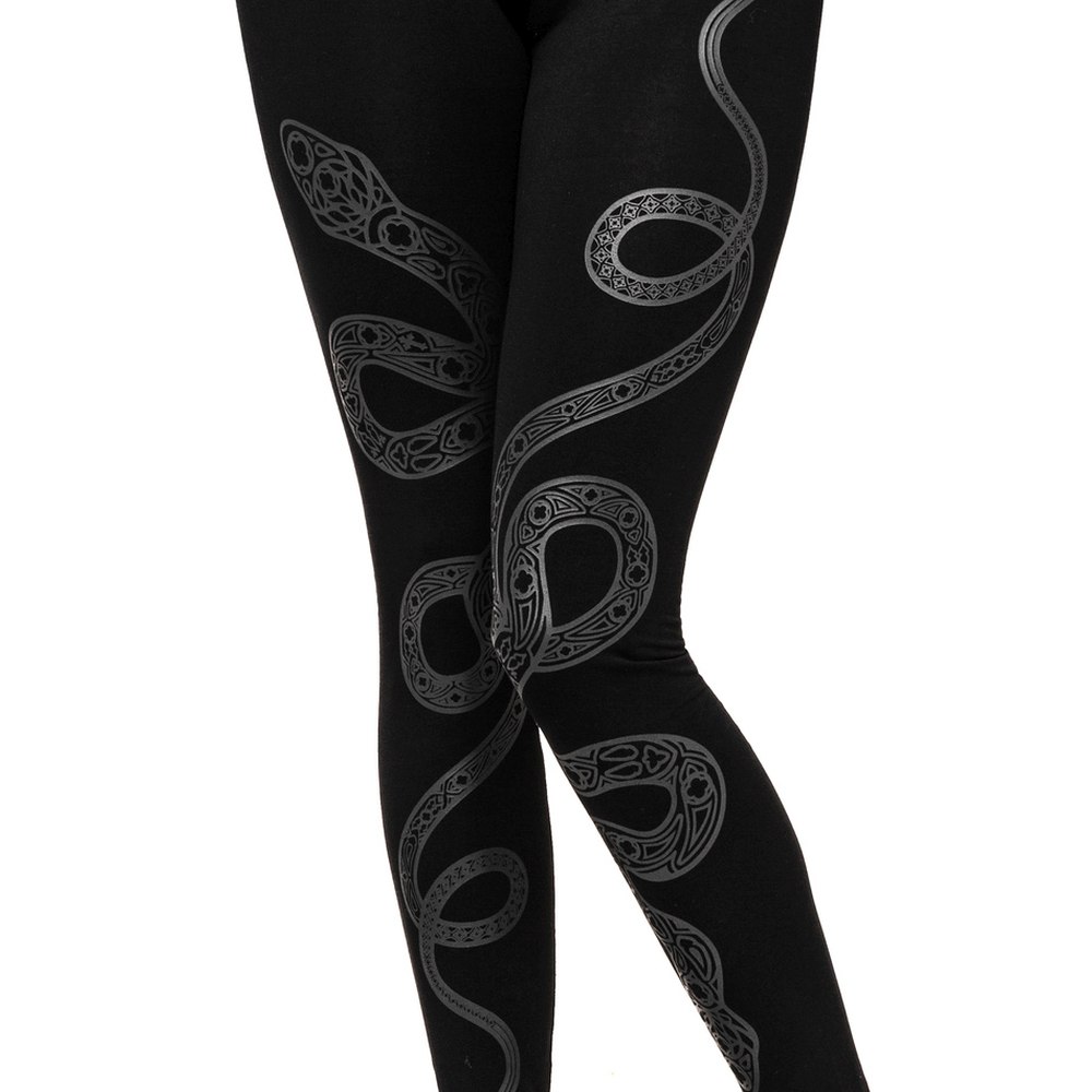 Restyle - Cathedral Snake Legging - Zwart
